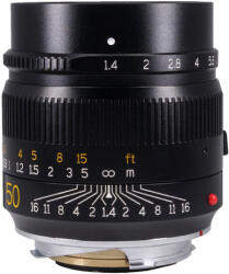 TTArtisan 50mm F1.4 objektív (Leica M bajonett) fekete (A09B)