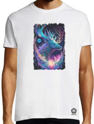 Magnolion Dreampunk pszichedelikus szarvas v1 póló