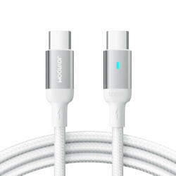 JOYROOM Cablu USB tip C to Type-C Fast Charging 100W, 480Mbps, 1.2m JoyRoom S-CC100A10 alb