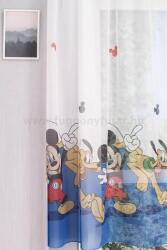 FüggönyFutár Webáruház Mickey egeres gyerekszobai függöny, egyedi méretre, készre varrjuk
