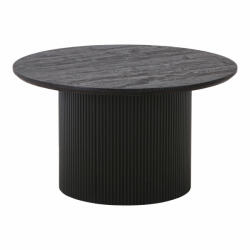 ITALUX Masa de cafea rotunda cu blat aspect lemn 80cm Boavista (2601030) Masa de cafea