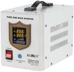 Kemot UPS centrala termica pentru baterii de 12V, 500W, 800VA, Display LED, Sinusoida pura, Kemot, URZ3405 (URZ3405)