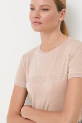 Patrizia Pepe t-shirt női, bézs - bézs 40