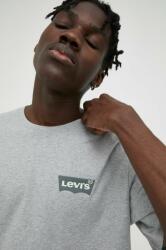 Levi's pamut póló szürke, nyomott mintás - szürke S - answear - 9 990 Ft