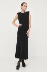 Patrizia Pepe ruha fekete, maxi, testhezálló - fekete 36 - answear - 101 985 Ft