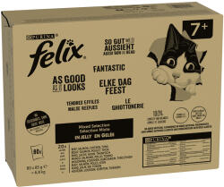 FELIX Megapack Senior beef/salmon/chicken/tuna 80x85 g