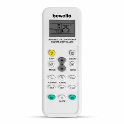 Bewello Univerzális légkondicionáló távirányító - 1000 az 1-ben - 2 x AAA - fehér (BW4008) (BW4008)