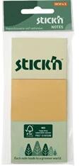 STICK N Stick`N 38x51 mm 3x100 lap (3 tömb/csomag) vegyes pasztell színek öntapadó jegyzettömb (21885) - bestbyte