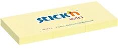 STICK N Stick`N 38x51 mm 3x100 lap pasztell sárga öntapadó jegyzettömb (21003) - bestbyte