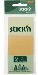 STICK N Stick`N 38x51mm 3x100 lap (3 tömb/csomag) vegyes pasztell színek öntapadó jegyzettömb (STICK_N_21885) (STICK_N_21885)