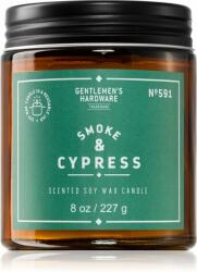 Gentlemen's Hardware Smoke & Cypress lumânare parfumată 227 g