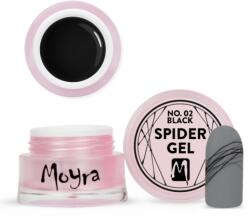 Moyra Spider gel No. 02 Fekete