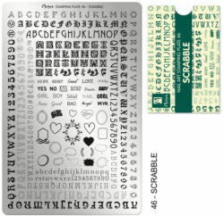 Moyra nyomdalemez 46 Scrabble - tifaninails