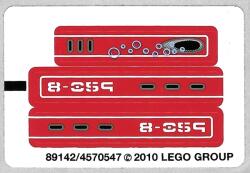 LEGO® 8059stk01 - LEGO Matrica lap - 8059 készlethez (8059stk01)