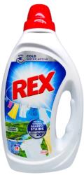  Rex течен перилен препарат, 19 пранета, 855мл, Бяло пране, Амазония фреш