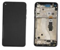Motorola Moto G Pro előlap keret, lcd kijelző és érintőpanel fekete, OEM