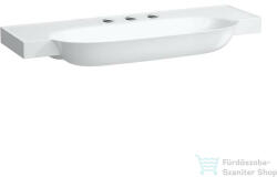 Laufen The New Classic 120x48 cm-es szekrényre illeszthető mosdó 3 csaplyukkal, túlfolyó nélkül, matt fehér H8138587571581 (H8138587571581)