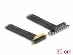 Delock Riser card PCI Express x4 unghi 90 grade + cablu 30cm, Delock 88044 (88044)