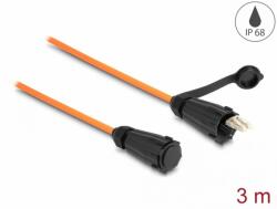 Delock Cablu fibra optica LC Duplex la LC Duplex multi-mode OM2 IP68 protectie apa/praf 3m, Delock 87888 (87888)