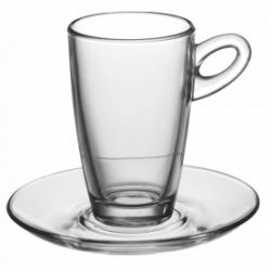 Vitrum - Стъклена чаша с чинийка за топли напитки 75мл MOCCA ESPRESSO VM-1184000/1183000 (010433)