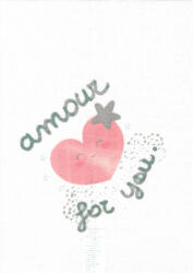 Textil-tetra pelenka 70 x 70 cm - Amour for you