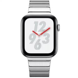Apple Watch szíj, 42/44 mm, rozsdamentes acél, ezüst