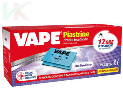 VAPE Antiodor szúnyogirtó utántöltő lap 30 lap