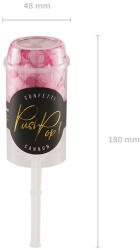 PartyDeco S. r. o Push Pop konfetti kilövő, pink mix