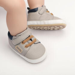 SuperBaby Pantofiori gri pentru baietei - Baby Boy