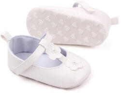 SuperBaby Pantofiori albi pentru fetite - Daisy