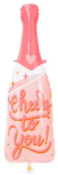 Partydeco Óriás lufi 38" 97cm pezsgő, Cheers to You (LUFI608882)
