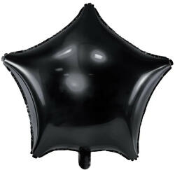 Partydeco Egyszínű csillag lufi 19" 48cm Fekete csillag (LUFI151794)
