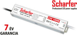 Scharfer professional LED tápegység 100W 24V
