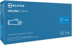 Mercator Medical ® classic blue púdermentes nitril vizsgálókesztyű - XS, Nitril, 100