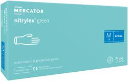 Mercator Medical ® green púdermentes nitril vizsgálókesztyű - XL, Nitril, 100