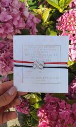  Szerelmi zsinór karkötő végtelen jellel