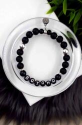  Névvel elátott ónix ásványkarkötő - paroskarkoto - 3 790 Ft