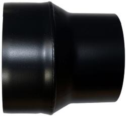 Totya/Kazi Fekete füstcső bővitő 130/150 mm (B130150) (FÜST-DTB130150)