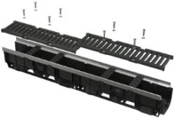 Alcadrain Kültéri folyóka öntöttvas ráccsal C250 (AVZ103-R202) (AVZ103-R202)