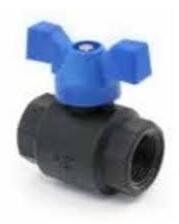 Plassim Kpe Fémgolyós erősitett műanyag golyóscsap 3/4″ BB (170VLFF0202B) (170-VLFF0202-B)