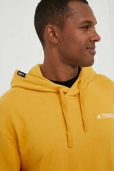 adidas TERREX melegítő felső Logo sárga, sima, kapucnis - sárga L