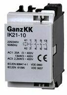 Ganz KK Installációs kontaktor sorolható 20A/ 230V AC 4z 230V AC-műk 2M IK21-10 Ganz KK - 200-4421-000 (200-4421-000)
