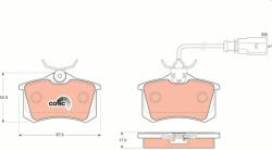 KRIEGER set placute frana, frana disc KRIEGER 0950006319 (0950006319)