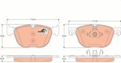 KRIEGER set placute frana, frana disc KRIEGER 0950006601 (0950006601)