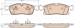 KRIEGER set placute frana, frana disc KRIEGER 0950006565