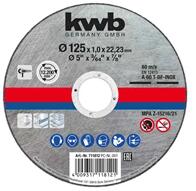 kwb 49711812 EXTRA INOX 125x22, 23x1, 0 mm vágótárcsa (49711812) - bestbyte