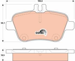 KRIEGER set placute frana, frana disc KRIEGER 0950006452 (0950006452)