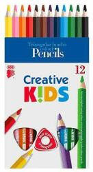 ICO ICO: Creative Kids háromszögletű színes jumbo ceruza 12 db-os (7140133002-557760)