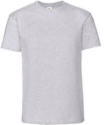 Fruit of the Loom Csomag akciós póló (minimum 3 db) Férfi póló Rövid ujjú Fruit of the Loom Ringspun Premium T - 3XL, Heather szürke
