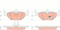 KRIEGER set placute frana, frana disc KRIEGER 0950006090 (0950006090)